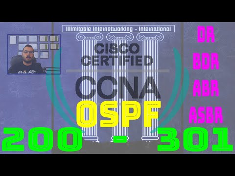 38 - CCNA 200-301 - Chapter3: IP Connectivity - OSPF (Adjacency Formation, DR Election, ABR, ASBR)