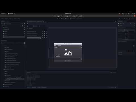 EN GODOT Dialogue Editor scenes