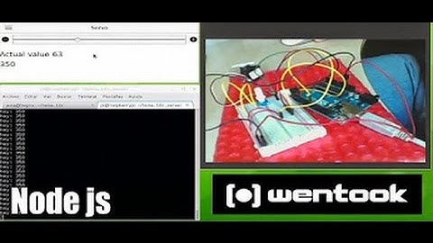 Internet of Things by wentook. Controlling a servo with Node Js.