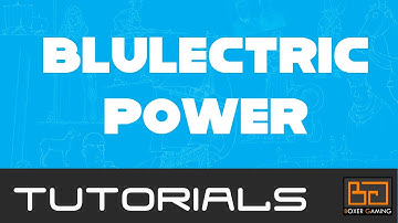 Tekkit RedPower Tutorial: Blulectric Power [How To]