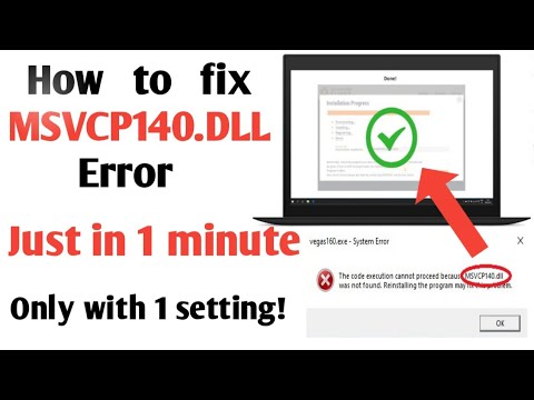 How To Fix Msvcp140.dll Missing Error