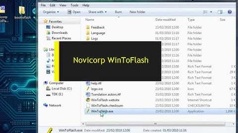 Installing Windows 7 / Server 2008 From USB (Without a CD / DVD Drive)