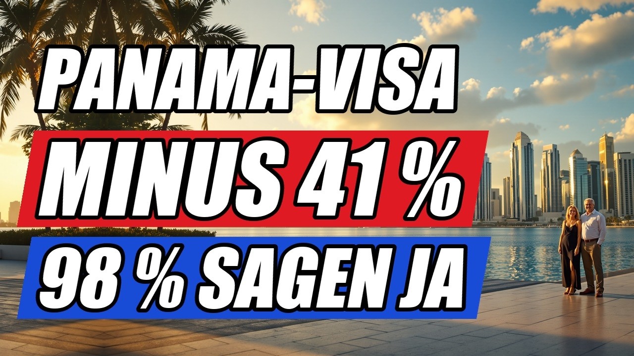 PANAMA-ABSTURZ: 41 % weniger Visa, 98 % werden trotzdem genehmigt