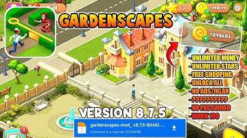 🌸 GARDENSCAPES MOD APK 2025 🏡💎 | Unlimited Stars ⭐ + Unlimited Coins 💰 | Build Your Dream Garden 🌼🔥