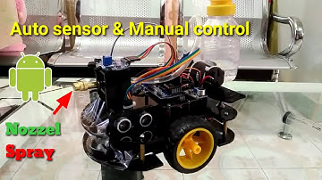 Modifikasi robot pemadam api (fire fighting Android control)