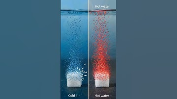 Why Does Sugar Dissolve Faster in Hot Water? 🤔 #Chemistry #EverydayPhysics