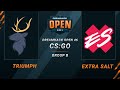 CS:GO - Triumph vs. Extra Salt [Vertigo] Map 2 - DreamHack Open 46  - Group B - NA