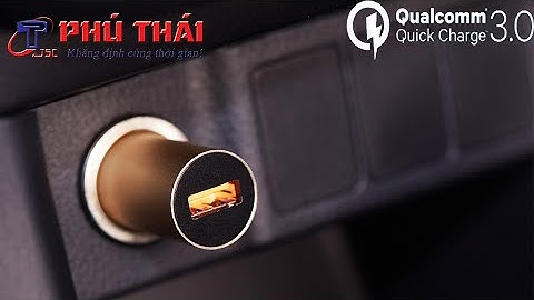 Trên tay tẩu sạc trên ô tô Baseus chuẩn QuickCharge 3.0 CarQ