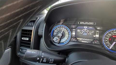 2021 RAM very high idle at start