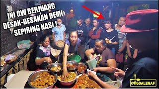 HUJAN DERAS TAPI ORANG RELA ANTRI NASI INI!