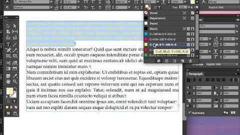 Character and Paragraph Formatting in InDesign