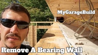 How to remove a load bearing wall (or at least how I started to prepare)