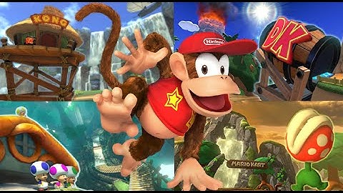 Diddy Kong Racing On All Of His Main/Favorite Courses (Mario Kart 8 Deluxe)