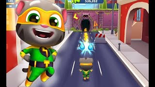 Talking Tom Gold Run - Super Tom - Superhero - Cat Game - Heroic -Gameplay screenshot 4