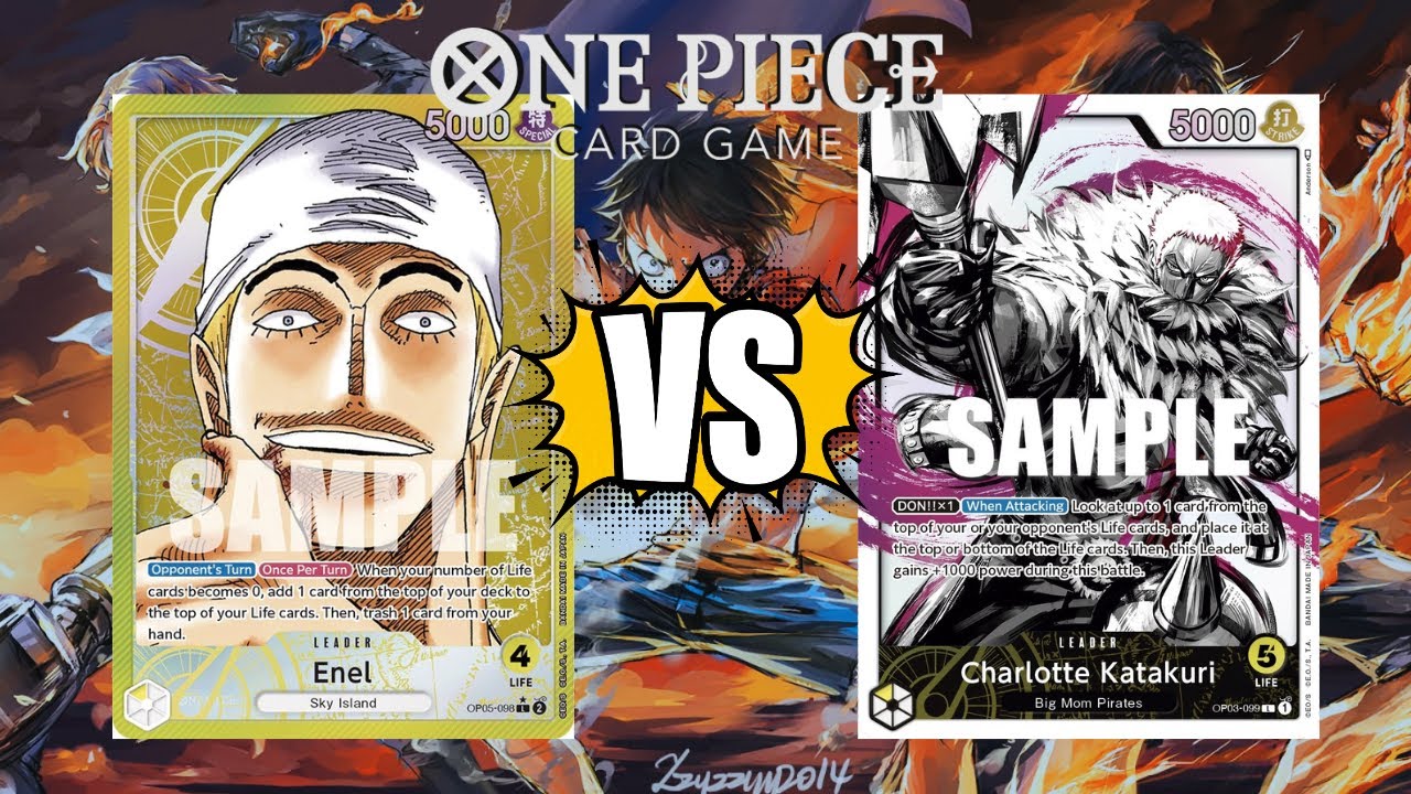 One Piece Card Game Enel VS Katakuri OP06 بطولة ون بيس YouTube