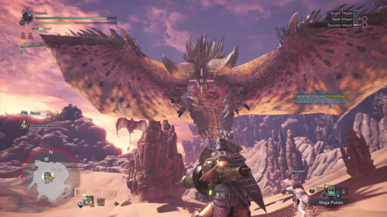 MHW Power Guard vs Nergigante Sweep YouTube
