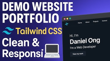 Demo Website Portfolio Modern dengan Tailwind CSS Desain Clean & Responsif + FREE SOURCE CODE - 2025