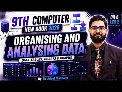 Organizing and analysing data