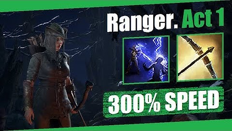 Path of Exile 2 - Act 1 | Speedrun (3x) | Ranger - Stormcaller Arrow