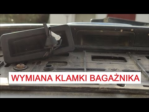 Wideo: Jak naprawić zepsutą klamkę tylnej klapy?