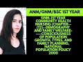 Consequence of population growth, type and family planning,National population policy 2000💢📍