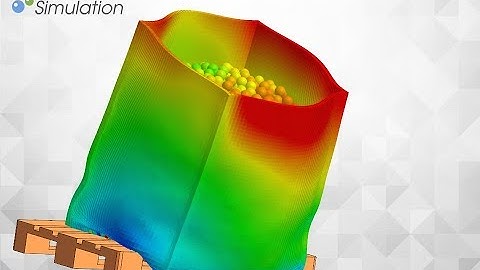 Flexible bag simulation with DEM