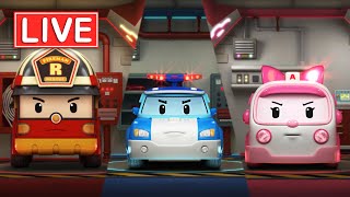 LIVE│Robocar POLI BEST Safety Episodes│24/7 Stream│POLI│ROY│AMBER│Cartoons for Kids│Robocar POLI TV