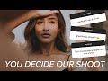 YOU DECIDE OUR PHOTOSHOOT - BTS