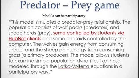 What is agent based modeling?