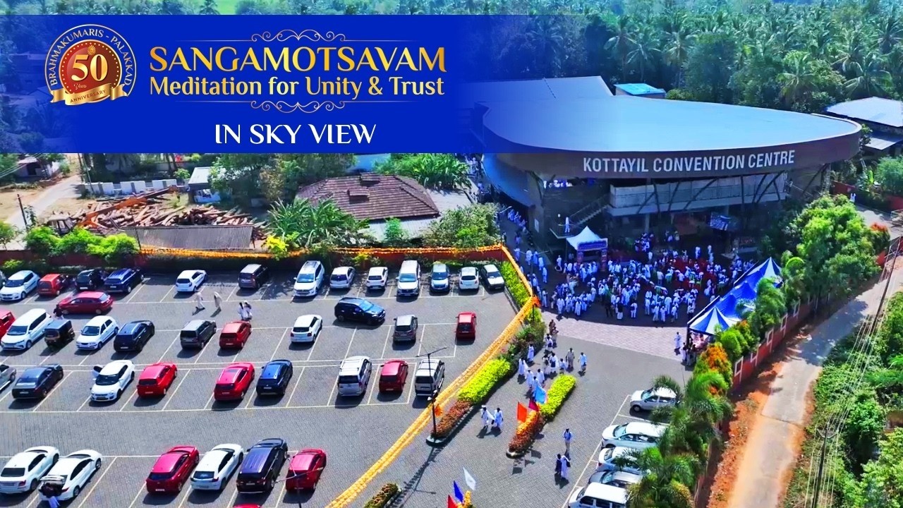 BK Palakkad Golden Jubillee @ KCC | Drone Shots | Audiences in Dining hall & outside main hall