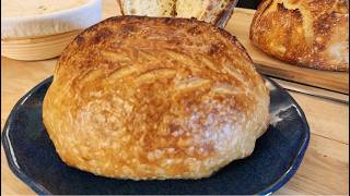 Easy Overnight Sourdough Bread  Sourdough Country Loaf  The Hillbilly Kitchen