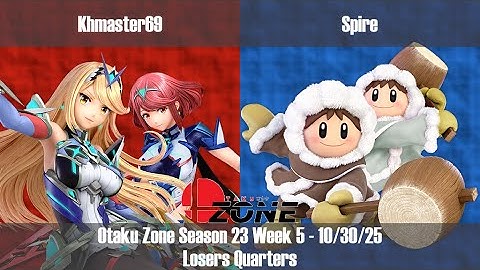 OZone23W5 - LQ - Khmaster69 [Pyra/Mythra] vs Spire [Ice Climbers]