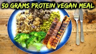 50 grams of good quality protein and 672 calories in this vegan meal.
50g is a lot for anyone, it huge! i hope you enjoy it, let me know
a...