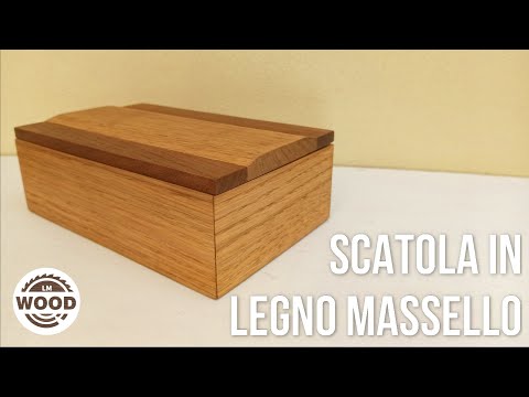 Come fare una scatola in legno massello FAI DA TE | DIY how to make a wooden box