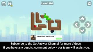 Snake Puzzle: Slither to Eat Level 64 Walkthrough 🐍🍎 | Goanswer