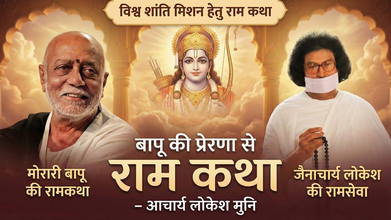 “बापू की प्रेरणा से राम कथा” - आचार्य लोकेश