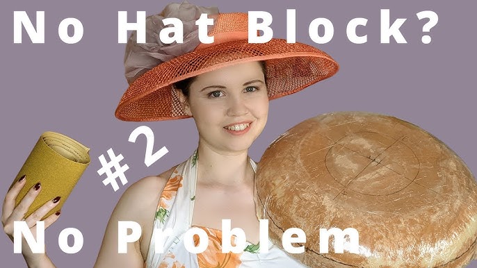 DIY hat block using expanding foam #1 