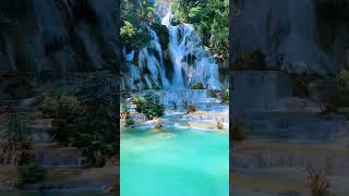 Kuangsi Waterfall #Luangprabang #laos
