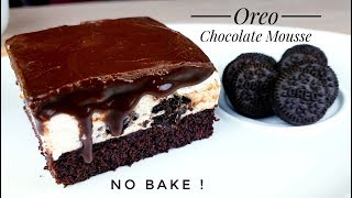 No bake oreo chocolate mousse cake | yummy recipe (without oven
recipe)