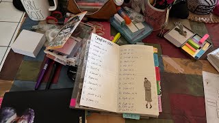 Midori MD Notebook - Standard Size Bullet Journal - Main Planner System Aug 2023