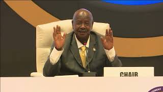 Museveni lectures World Presidents without a written speech as he closes NAM Summit in Kampala