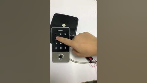 TF1 fingerprint access control  - how to reset factory default