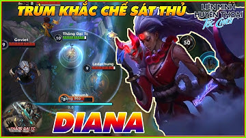 LMHT TỐC CHIẾN | DIANA - Trùm Sát Thủ Đường Giữa | Khắc Chế Chém RENGAR Không Thở Được | Thắng Dại