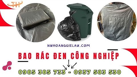 Xưởng bán sỉ bao rác đen công nghiệp không quai | Bịch đựng rác