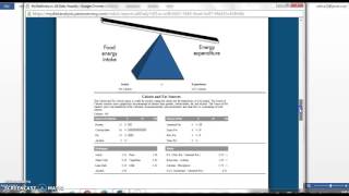 MyDietAnalysis Project Part One