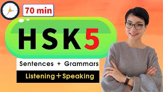 HSK 5 词汇 听力+词汇训练 - Advanced Chinese Vocabulary with Sentences and Grammar