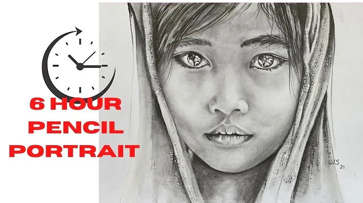 6 Hour Pencil PORTRAIT of a Little Girl in 10 minu...