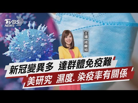 新冠變異多 達群體免疫難 美研究 濕度.染疫率有關係【TVBS說新聞】20220517