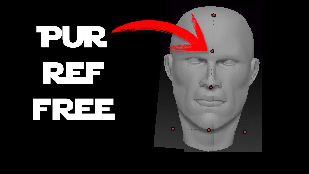 use pure ref with zbrush