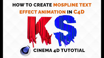 How to Create Mo Spline Text Animation in Cinema 4D - Tutorial